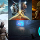 Clockwise from top left: Pokémon Legends: Arceus (Image: Nintendo), Starfield (Image: Bethesda Softworks), S.T.A.L.K.E.R. 2 (Image: GSC Game World), Stray (Image: Annapurna Interactive), God Of War: Ragnarök (Image: Sony Interactive Entertainment)